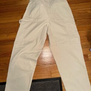 Aritzia Wilfred Free Khaki Carpenter Pants
